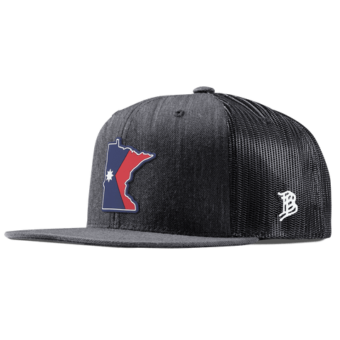Minnesota Patriot Series Flat Trucker Charcoal