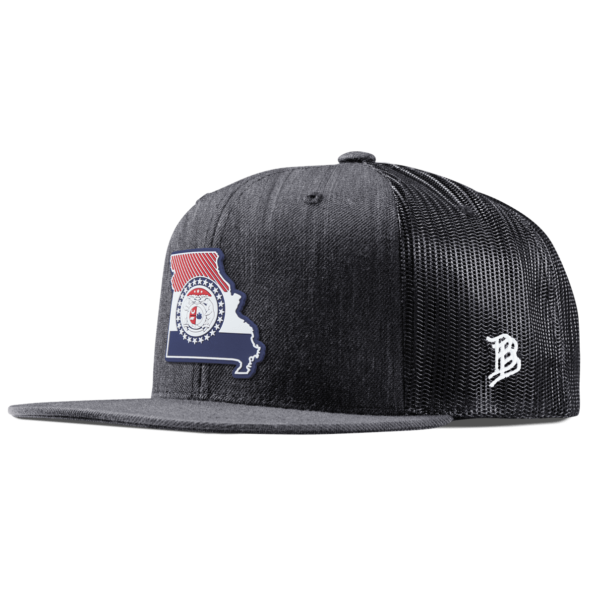 Missouri Patriot Series Flat Trucker Charcoal