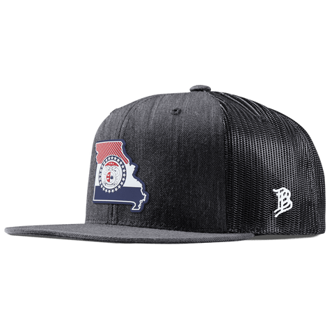 Missouri Patriot Series Flat Trucker Charcoal