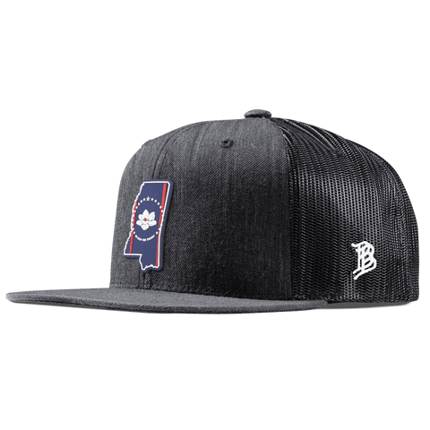 Mississippi Patriot Series Flat Trucker Charcoal