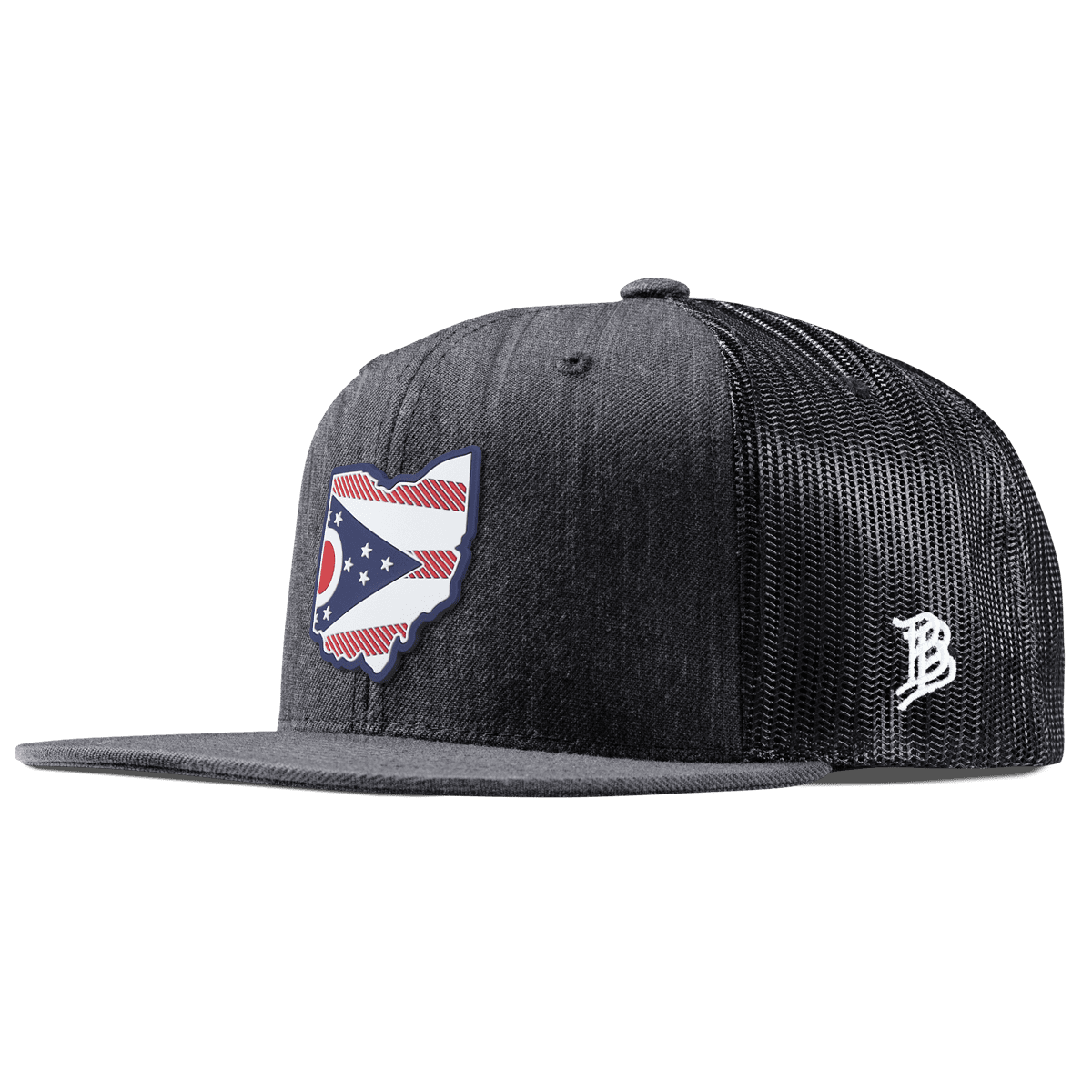 Ohio Patriot Series Flat Trucker Charcoal