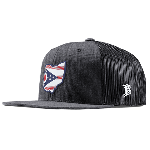 Ohio Patriot Series Flat Trucker Charcoal