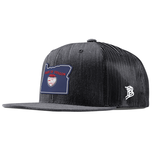 Oregon Patriot Series Flat Trucker Charcoal