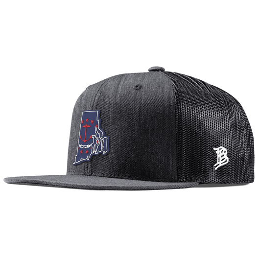 Rhode Island Patriot Series Flat Trucker Charcoal