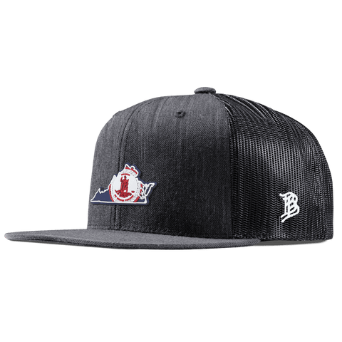 Virginia Patriot Series Flat Trucker Charcoal