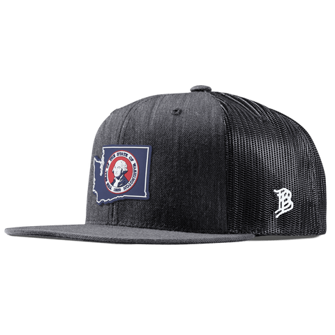 Washington Patriot Series Flat Trucker Charcoal