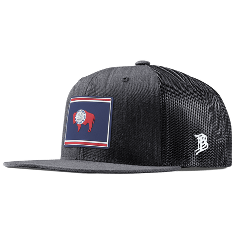 Wyoming Patriot Series Flat Trucker Charcoal