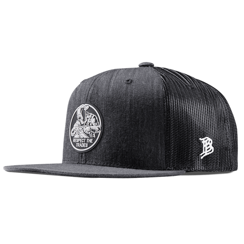 Respect The Trades Welder Flat Trucker Charcoal