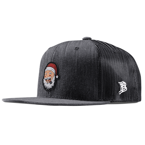 Santa PVC Flat Trucker Charcoal