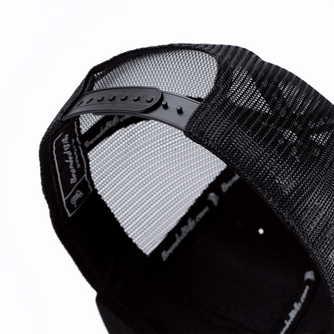 Bare Flat Trucker Charcoal Snap 