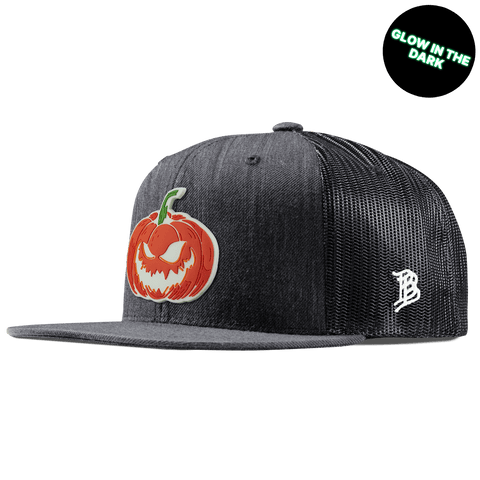 Jack-O-Lantern Glow Flat Trucker Charcoal