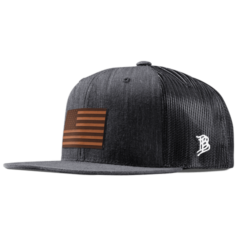 Old Glory Flat Trucker Charcoal