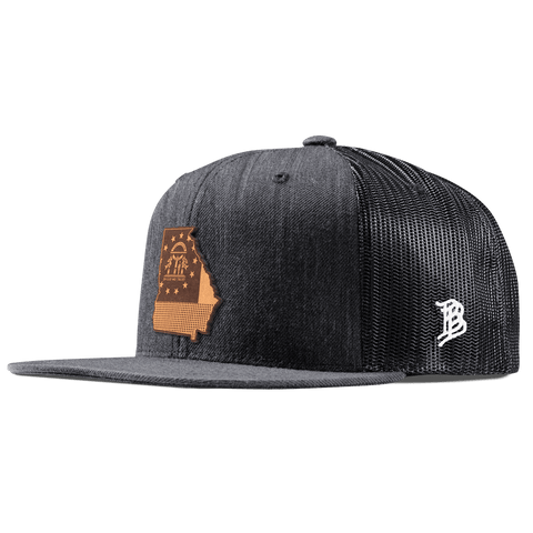 Georgia 4 Flat Trucker Charcoal