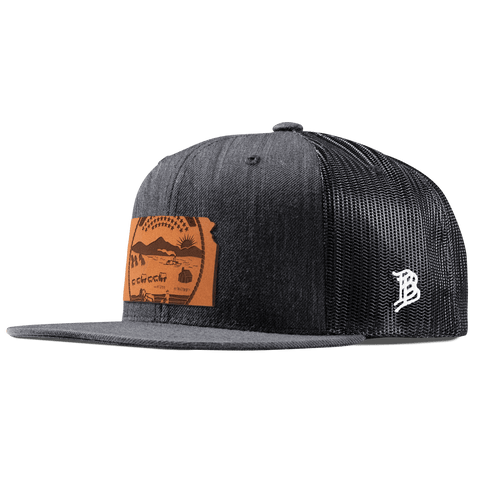 Kansas 34 Flat Trucker Charcoal