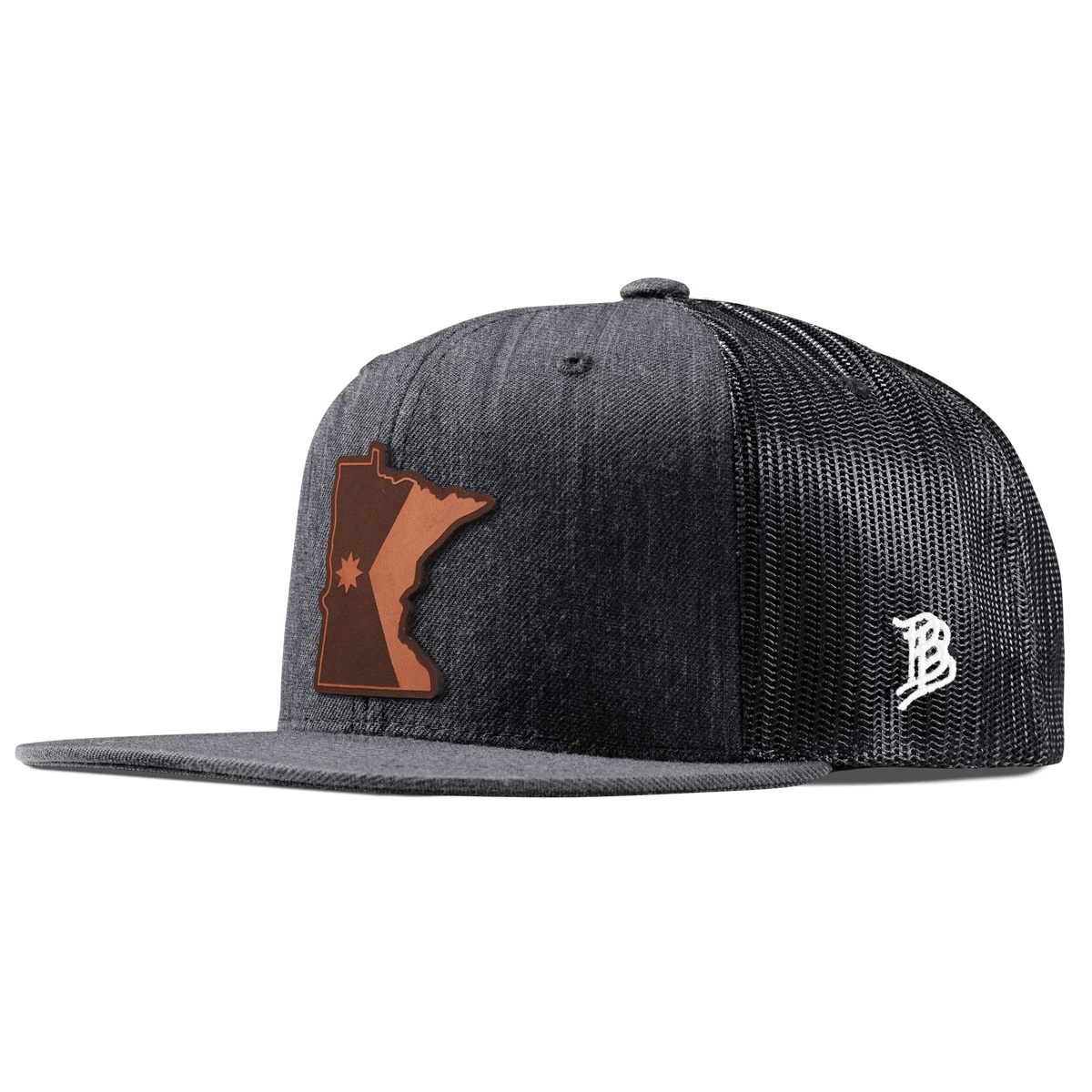 Minnesota 32 Flat Trucker Charcoal