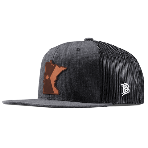 Minnesota 32 Flat Trucker Charcoal