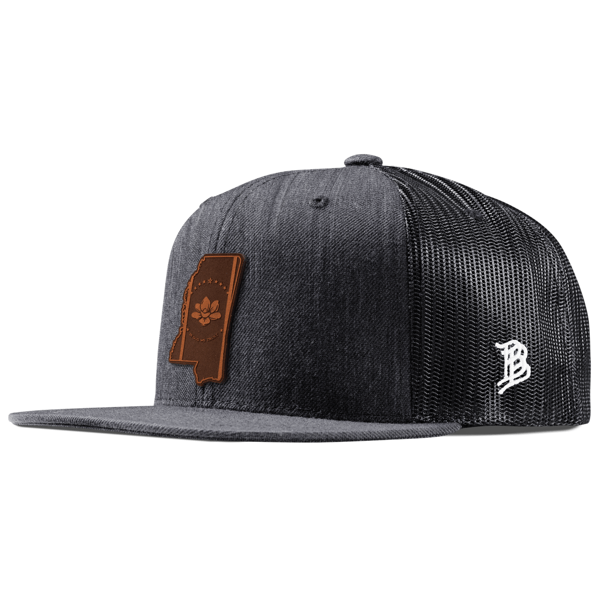 Mississippi 20 Flat Trucker Charcoal