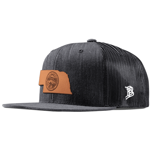 Nebraska 37 Flat Trucker Charcoal