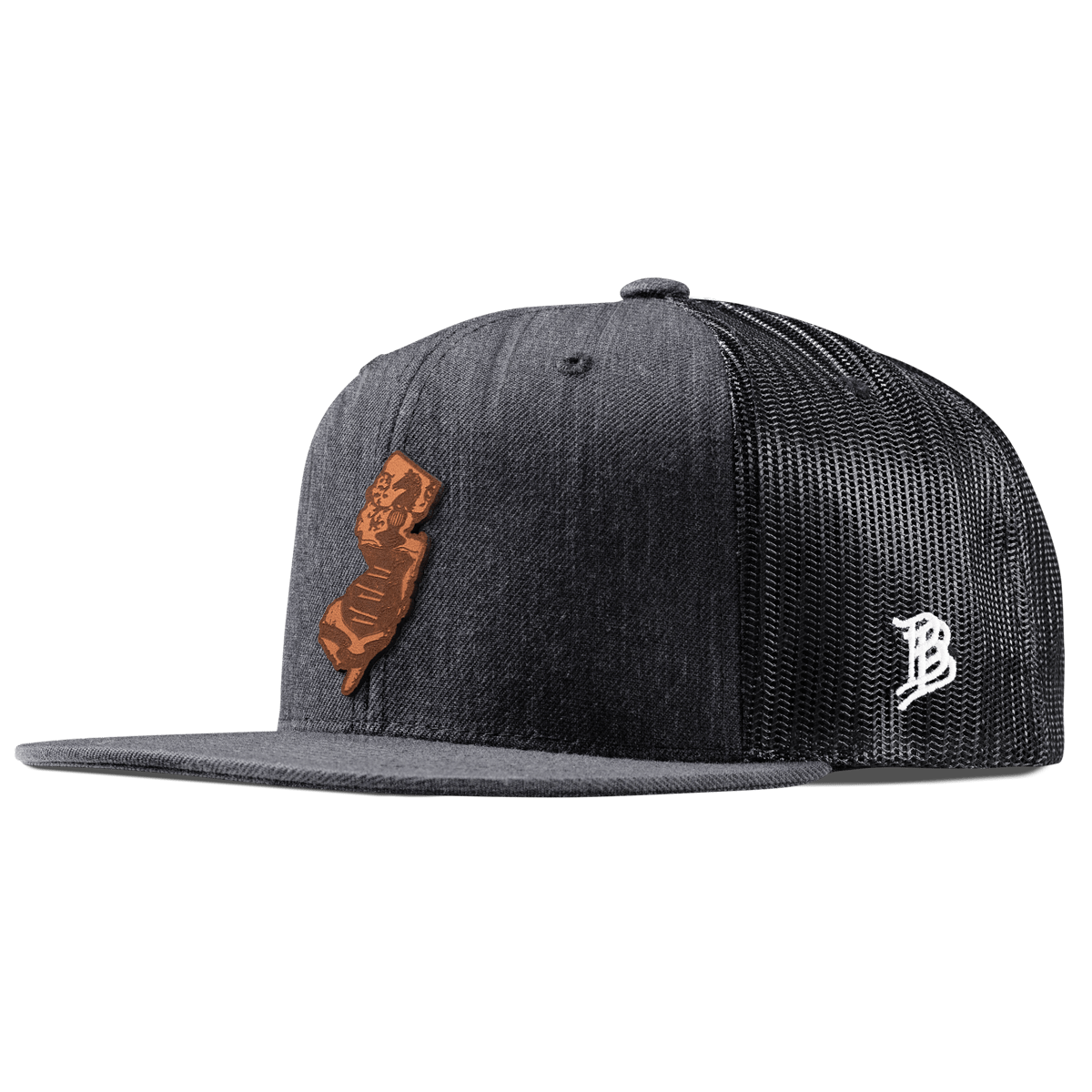 New Jersey 3 Flat Trucker Charcoal