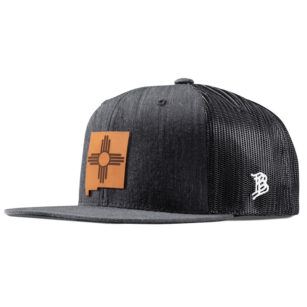 New Mexico 47 Flat Trucker Charcoal