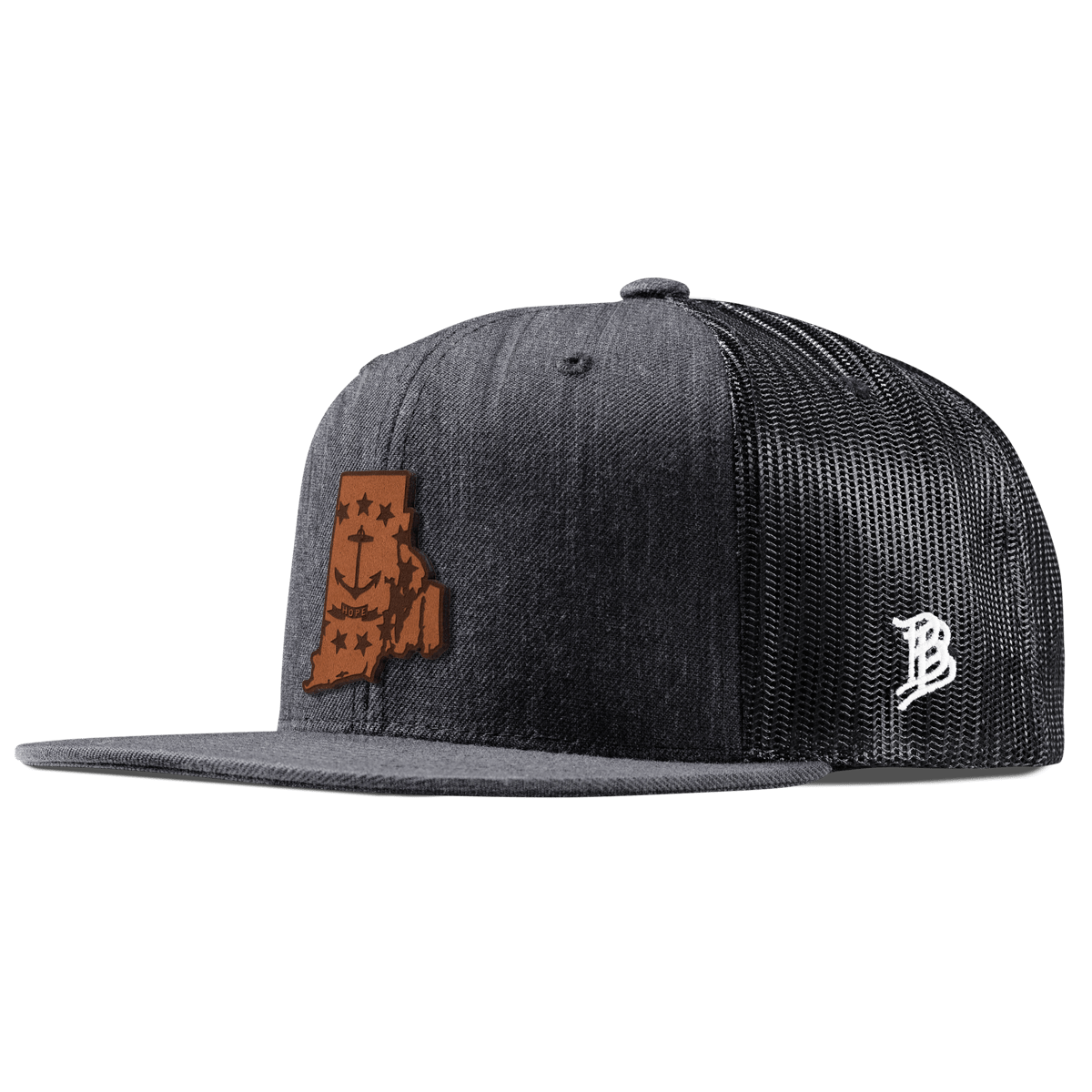 Rhode Island 13 Flat Trucker Charcoal