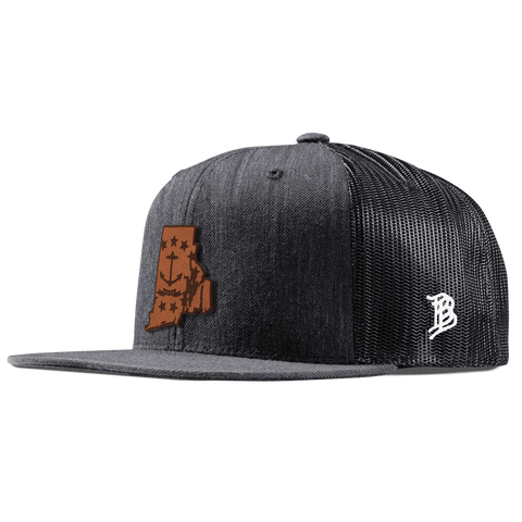 Rhode Island 13 Flat Trucker Charcoal