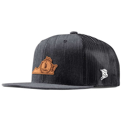Virginia 10 Flat Trucker Charcoal