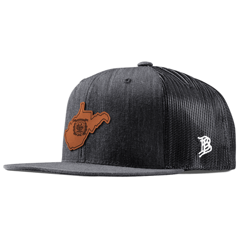 West Virginia 35 Flat Trucker Charcoal