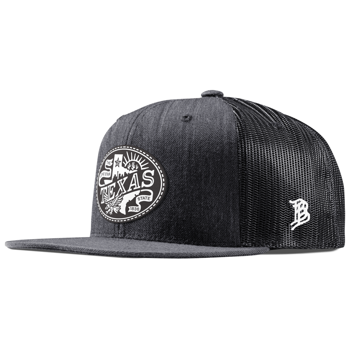 Texas Traveler Flat Trucker Charcoal