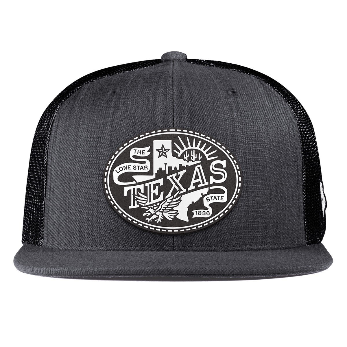 Texas Traveler Flat Trucker Charcoal