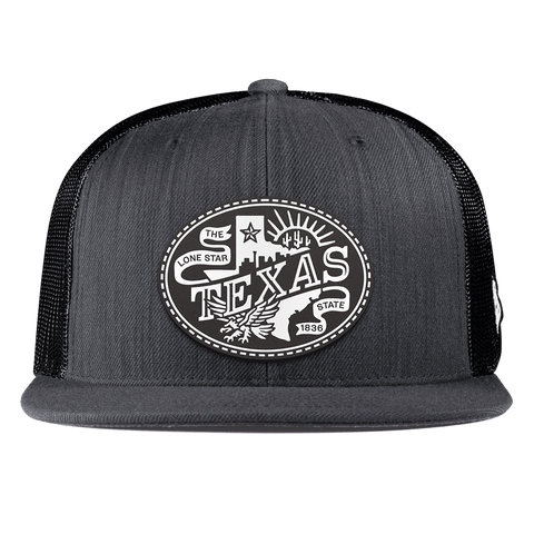 Texas Traveler Flat Trucker Charcoal