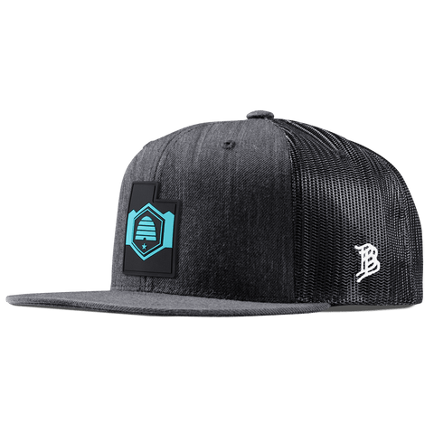 Utah Turquoise Flat Trucker