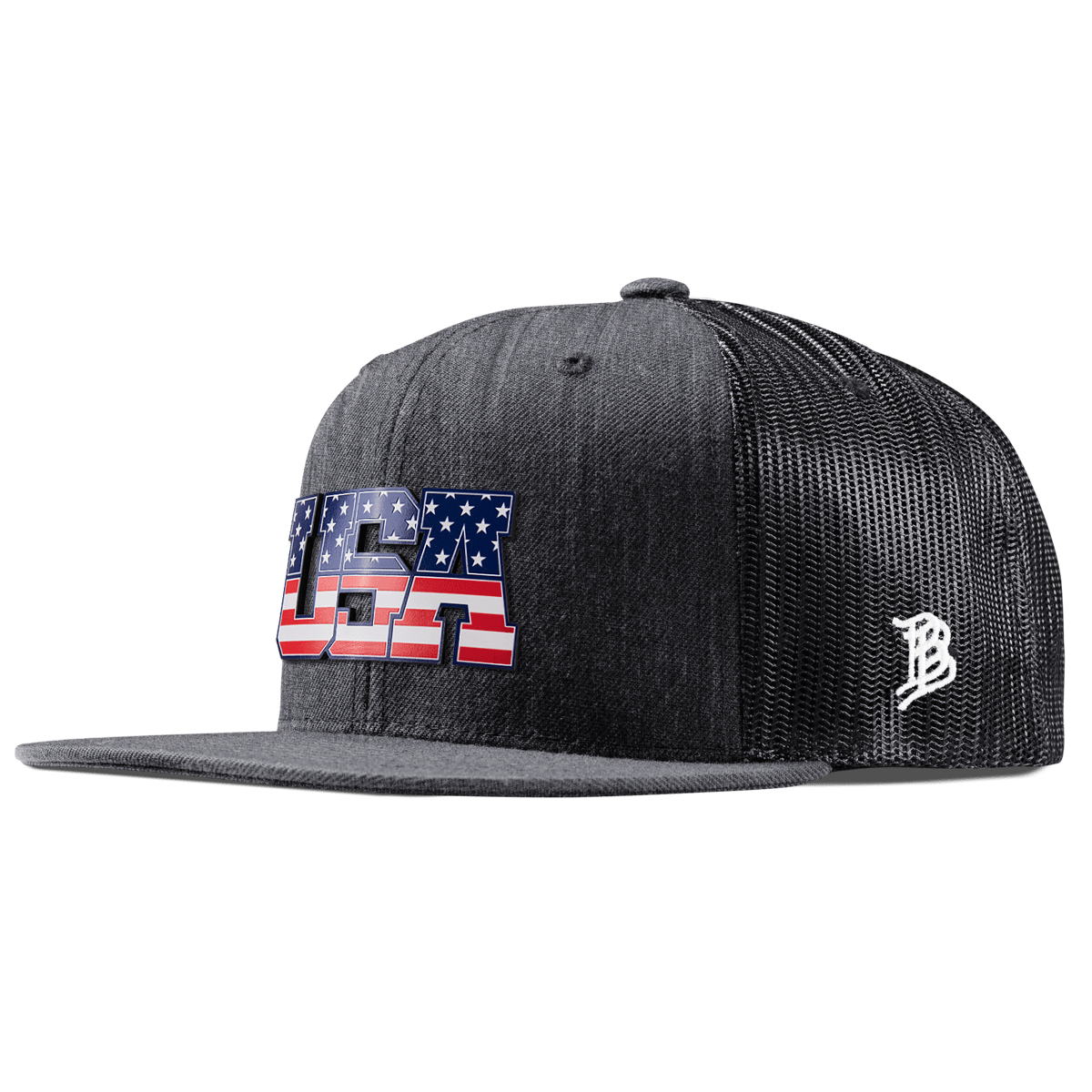 USA Tradition Flat Trucker Charcoal 