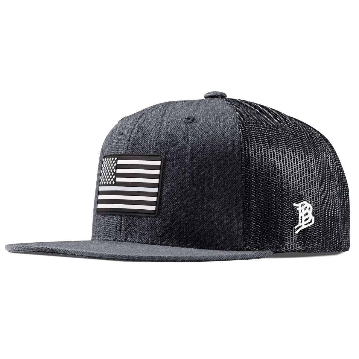 Vintage Old Glory Flat Trucker Charcoal