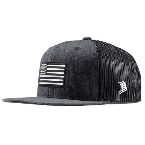 Vintage Old Glory Flat Trucker Charcoal