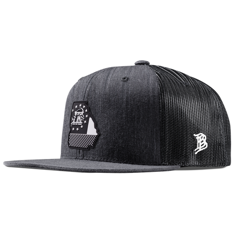 Georgia Vintage Flat Trucker  Charcoal