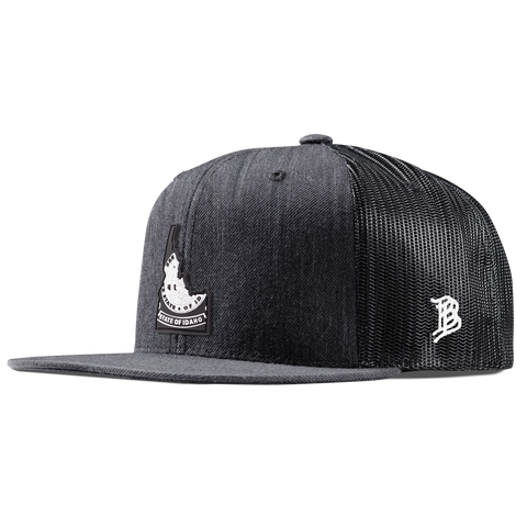 Idaho Vintage Flat Trucker  Charcoal