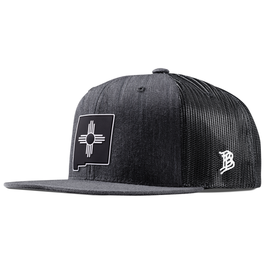 New Mexico Vintage Flat Trucker  Charcoal