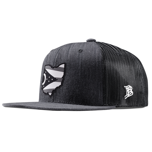 Ohio Vintage Flat Trucker  Charcoal