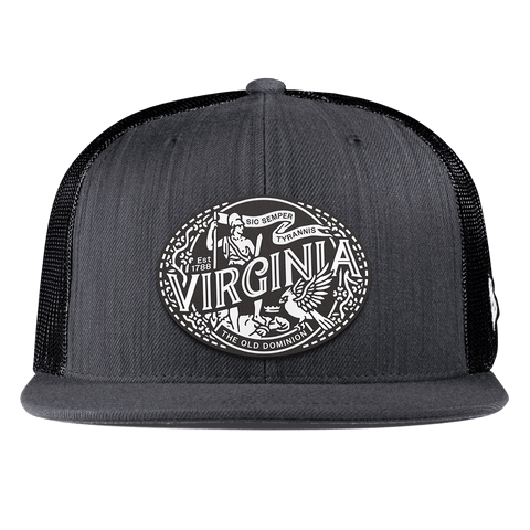 Virginia Traveler Flat Trucker Charcoal