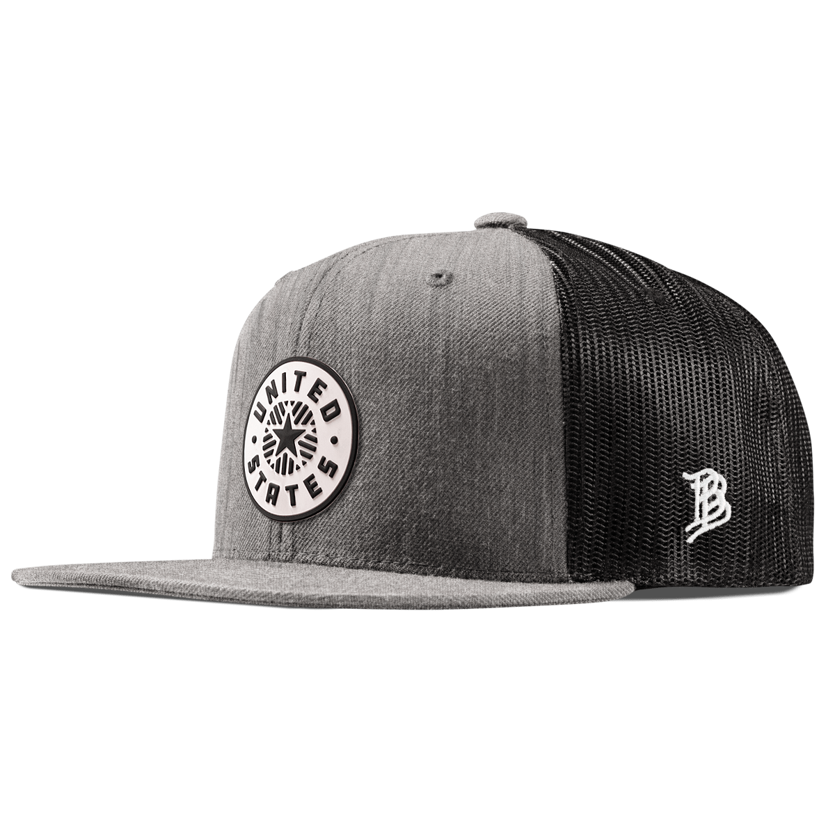 Anthem PVC Flat Trucker Heather Gray