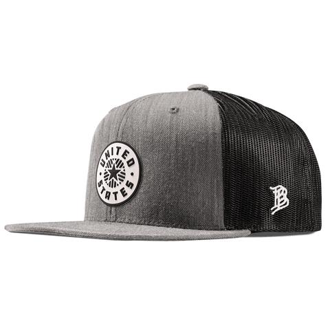 Anthem PVC Flat Trucker Heather Gray