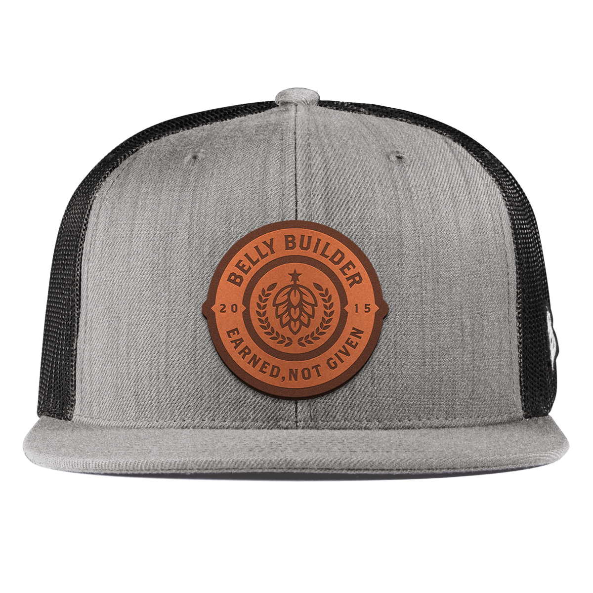 Belly Builder Flat Trucker Heather Gray