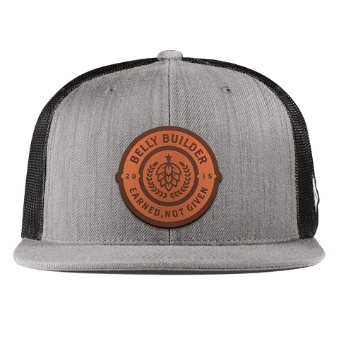 Belly Builder Flat Trucker Heather Gray