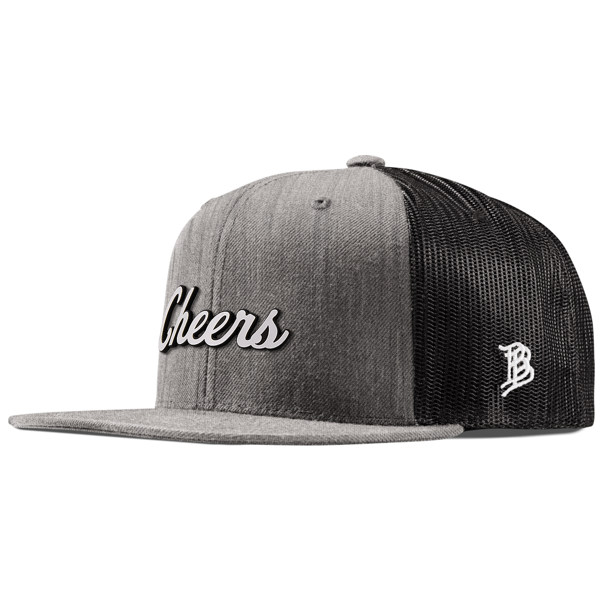Cheers Flat Trucker Heather Gray