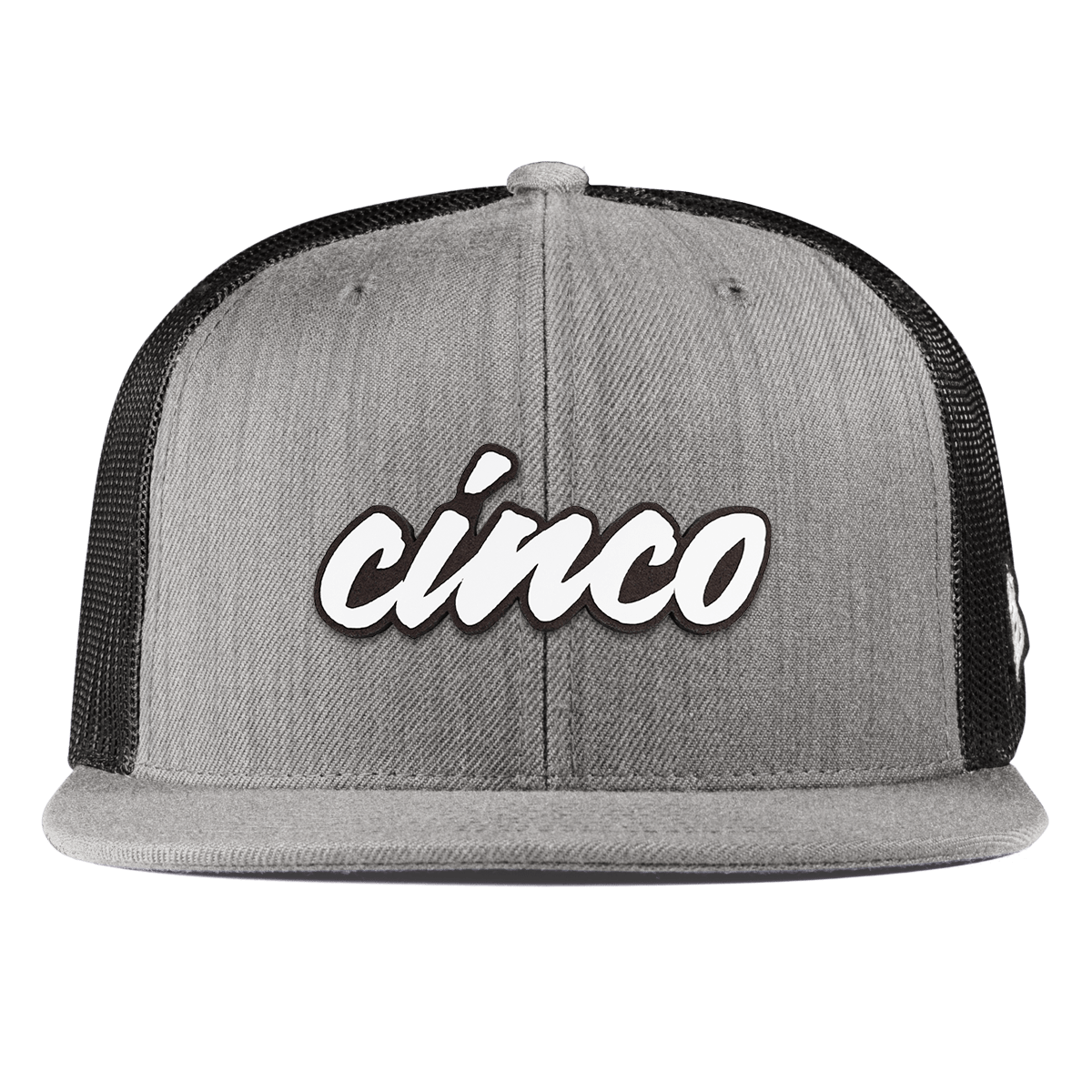 Cinco Script Flat Trucker Heather Gray