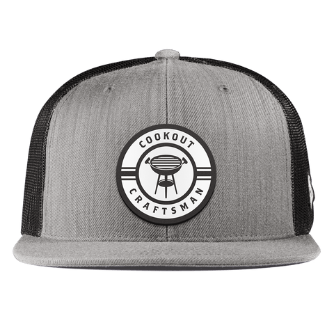 Cookout Craftsman Flat Trucker Heather Gray