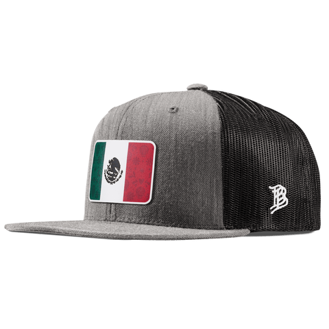 Fiesta Flag Flat Trucker Heather Gray