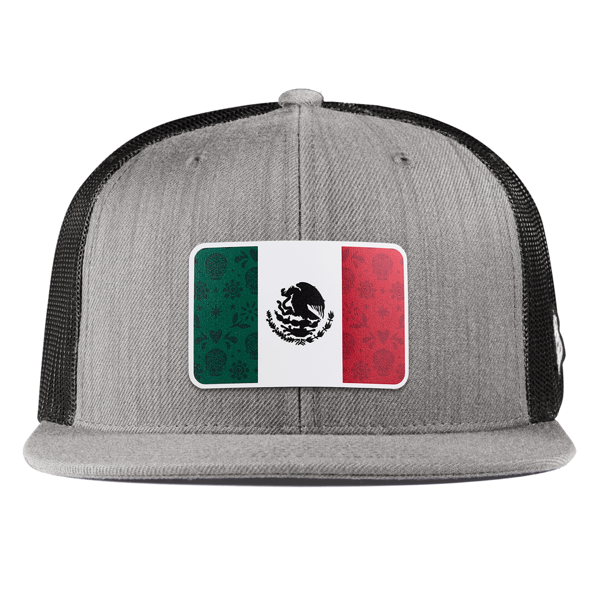 Fiesta Flag Flat Trucker Heather Gray