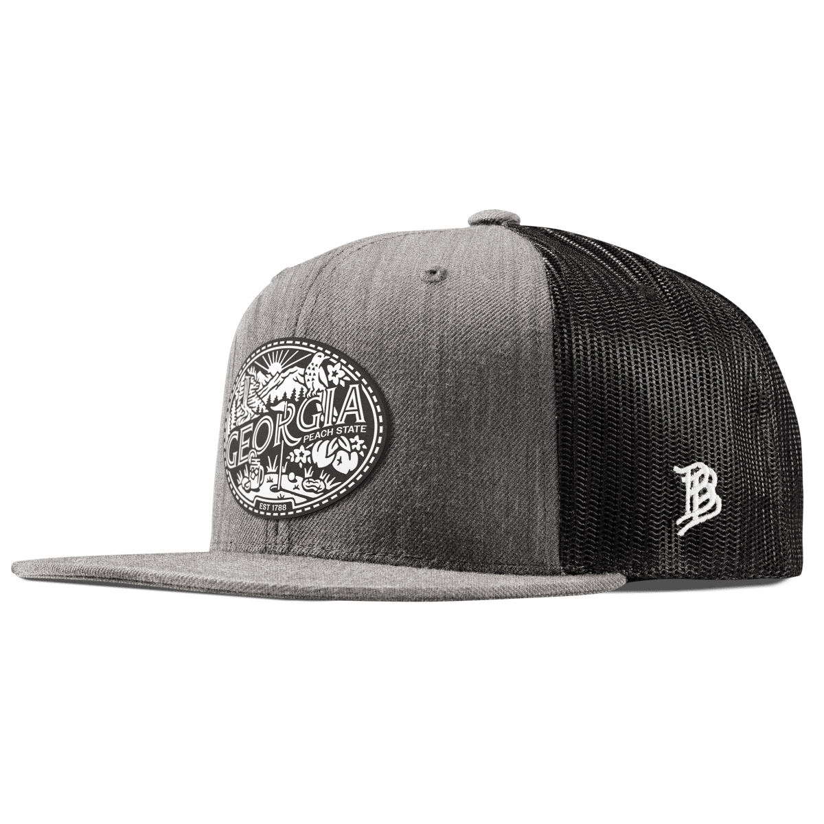 Georgia Traveler Flat Trucker Heather Gray